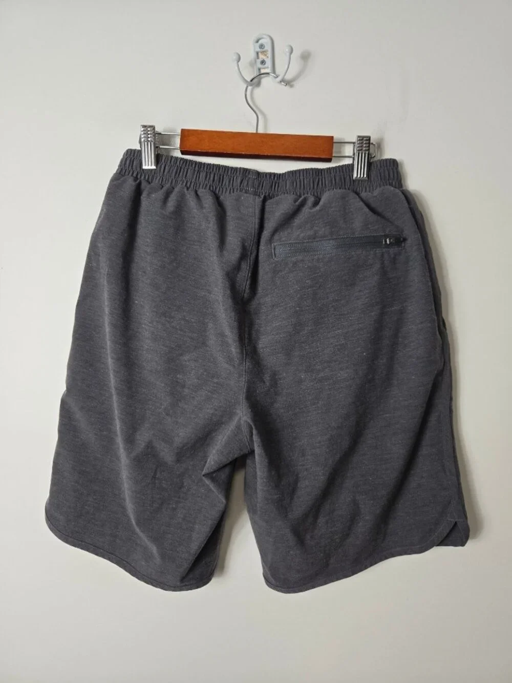 L.L. Bean Men's All-Adventure Gray Swim Shorts Lined Size S UPF 50+ Trunks